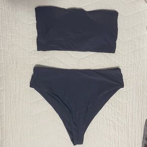 SHEIN strapless bikini set
